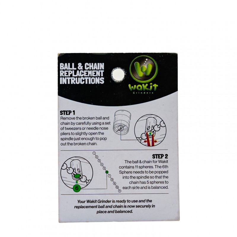 Ball & Chain Replacement for Wakit Grinders, electronic grinder, ball